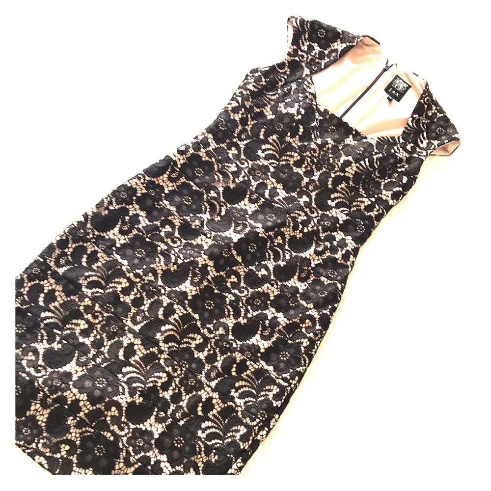 Elegant JAX Dress with Lace Exterior